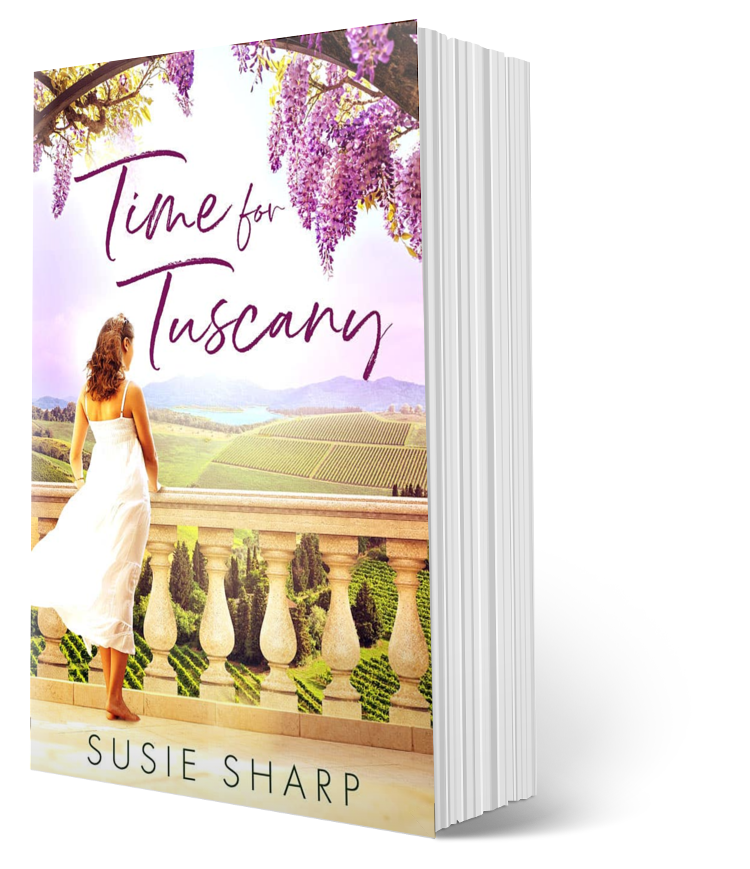 Time For Tuscany book cover — Book One in the Echoes of the Lake series by Susie Sharp
